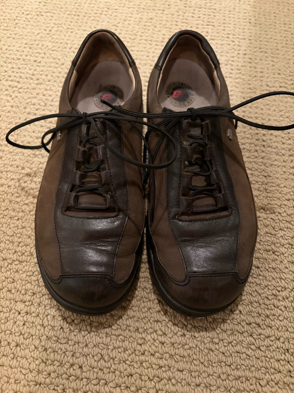 Finn Comfort brown leather lace up shoes EU sz 4 women’s sz 5.5 or 6